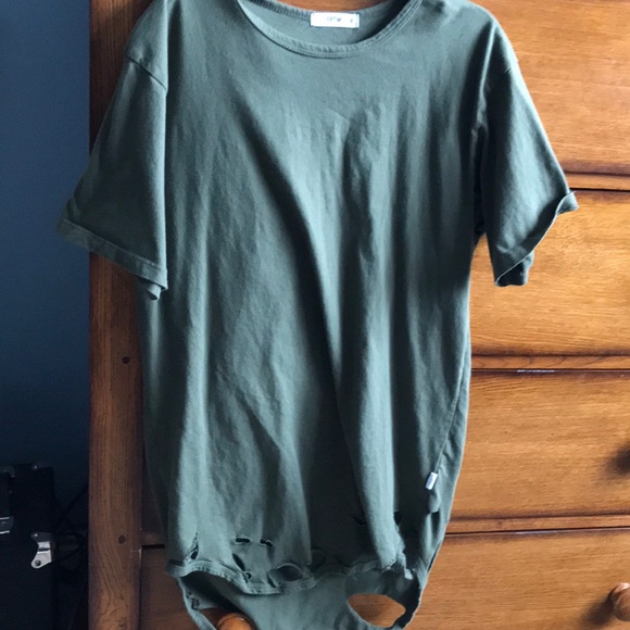 EPTM Olive / Green Distressed T-Shirt Size Medium - Picture 6 of 6